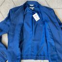 Talbots  Blue Linen Blazer Plus Size 16 Photo 2