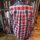 Ariat  western red plaid S western button down shirt Photo 1