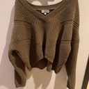 Green Sweater Size L Photo 0
