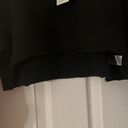 Good American  Black Crewneck cropped sweatshirt NWT Size XS Photo 1