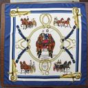 Hermès Vintage Hermes Silk Carre 90 Equipages Ledoux Carriages Scarf Photo 1