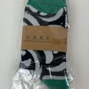 Kimberly Karakoram Womens Socks Green Black White NWT Calzini  Nero Photo 1