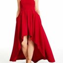 Speechless  | Scuba Crepe Strapless High-Low Gown Photo 25