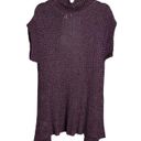 Coldwater Creek  Linen Rayon Open Short Sleeve Knit Cardigan Purple S Photo 1