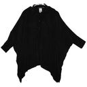 Polo Womens  Ralph Lauren Black Silk Pullover Blouse Button Down Shirt Sz XS NWOT Photo 0