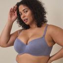 Torrid NWT  Full-Coverage Balconette Lightly Lined Back Smoothing Bra Blue Sz 44C Photo 1