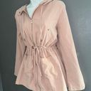 Chocolate Pink Anorak Rain Jacket Wind Breaker Coat Womens Jacket Medium Photo 3