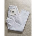 RE/DONE 70s Stove Pipe High Rise Jeans White Destroyed Straight Leg Womens Sz 26 Photo 2