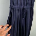 Tommy Hilfiger  Women's Navy V-neck Cropped Jumpsuit Size XS Photo 3