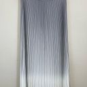 J. McLaughlin  Pleated Ombré A Line Midi Skirt Gray Size M Photo 2