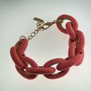 BaubleBar Pink Chain Link Bracelet 7in’ Photo 2