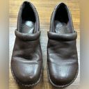 Born concept BOC Born Peggy BC6632 Brown Leather Slip On Clog Shoes Women's Size 9 Photo 1