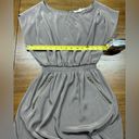 One Clothing Women's Gray Short Dolman Sleeve Blouson Dress Size Small Photo 2