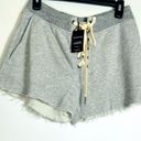 n:philanthropy  NWT Heather Grey Lace Up Lester Shorts- Size Medium Photo 1