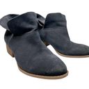 Vintage Blue Crown  Suede Leather Ankle Boots Booties 7 Windy Western Photo 1