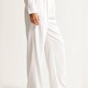 Abercrombie & Fitch  Sloane Tailored Linen-Blend Pant, White, Size M, EUC Photo 4