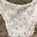 Calvin Klein Sports Bra Carousel Bralette Black Hearts White Photo 2