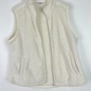 Southern Tide  Peggy Sherpa Fleece Vest in White Alyssum Size XL EUC D2517 Photo 8