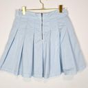 American Eagle  Baby Blue Pleated High Rise Tennis Skirt Size 2 Photo 2