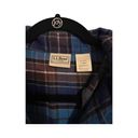 L.L.Bean  100% Cotton Plaid Flannel Blue Traditional Fit Long sleeve size L Photo 1