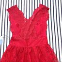 Majorelle x Revolve Moonlit Ruby Lace Mini Dress Photo 7