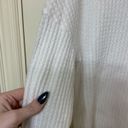 Charlotte Russe Cropped Waffle Knit  Long Sleeve Photo 2