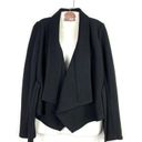 Theory  Women's Daisy B Comfort Wool Blend Jacket Black Size P (XS) Tie Waist Photo 4