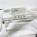 J.Crew  Petite 9" toothpick jean in white wash Size 27P NWT Photo 9