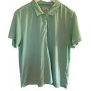 EP Pro  Tour Tech XXL collared woman's golf dress shirt striped greenish blue Photo 0