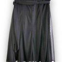 Dress Barn Vintage 90s Y2k  Collection Black knee length Skirt medium Photo 0