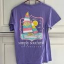 Simply Southern T-Shirt Purple Small Photo 1