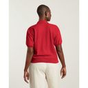 Everlane  The Oversized Polo Shirt Top Cotton Goji Berry Red Size S NWT Photo 1