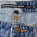 Volcom Stoney Micro Fit Jean Shorts 24” Denim Raw Hem True To This Cheeky Beach Photo 9