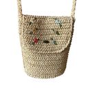 Scala The  Collection Raffia Straw Mini Crossbody/Shoulder Purse Photo 8