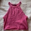 ZARA Pink  Crop Top Photo 1