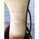 Via Spiga  Pavlina Strappy Sandal inblack satin size 7 Photo 10