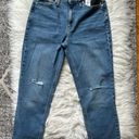 Banana Republic Distressed Ankle Straight Jeans Photo 3