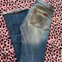 7 For All Mankind Low-Rise Flare Jeans Photo 1
