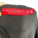 n:philanthropy  Olympia Distressed Sweatshirt in Black Cat Size Medium Photo 9