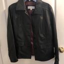 Liz Claiborne  Black Leather Coat Photo 0