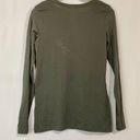 Caslon Women’s Casual Long Sleeve Tee Shirt Grey Beluga Size Small NWT FLAW Photo 8