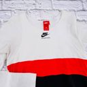 Nike  Shirt Womans‎ Small Red Black International Tech Long Sleeve Active Tunic Photo 1