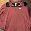 PINK - Victoria's Secret VS Pink Perfect Quarter Zip Pullover Top Shirt Photo 3