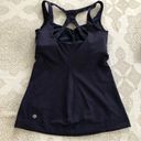 Lululemon  Navy Tank Top with built in bra 4 Photo 2