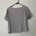 Off the shoulder gray tee Size M Photo 1