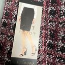 Liverpool NWT  Stitchfix Bia Knit Pencil Skirt Slip On Pink Black Plaid 6 / 28 Photo 6