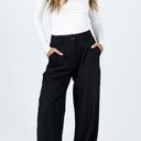 Princess Polly Archer Pants Black Photo 1