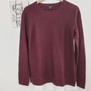 Hilary Radley Women's  2fer Heather Wine Size Medium Sweater  Photo 2