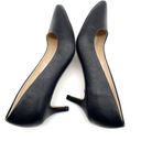 Simply Styled  NEW Mia Pump Heel Black Classic Faux Leather Pointed Toe Photo 5