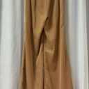 Lavish Pretty  Jamie Crop Tie Knot Blouse & Wide Leg Trouser Pants Set Tan US 4 Photo 14